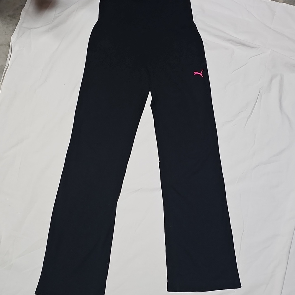 Puma highrise wide leg  black pants W13 L37